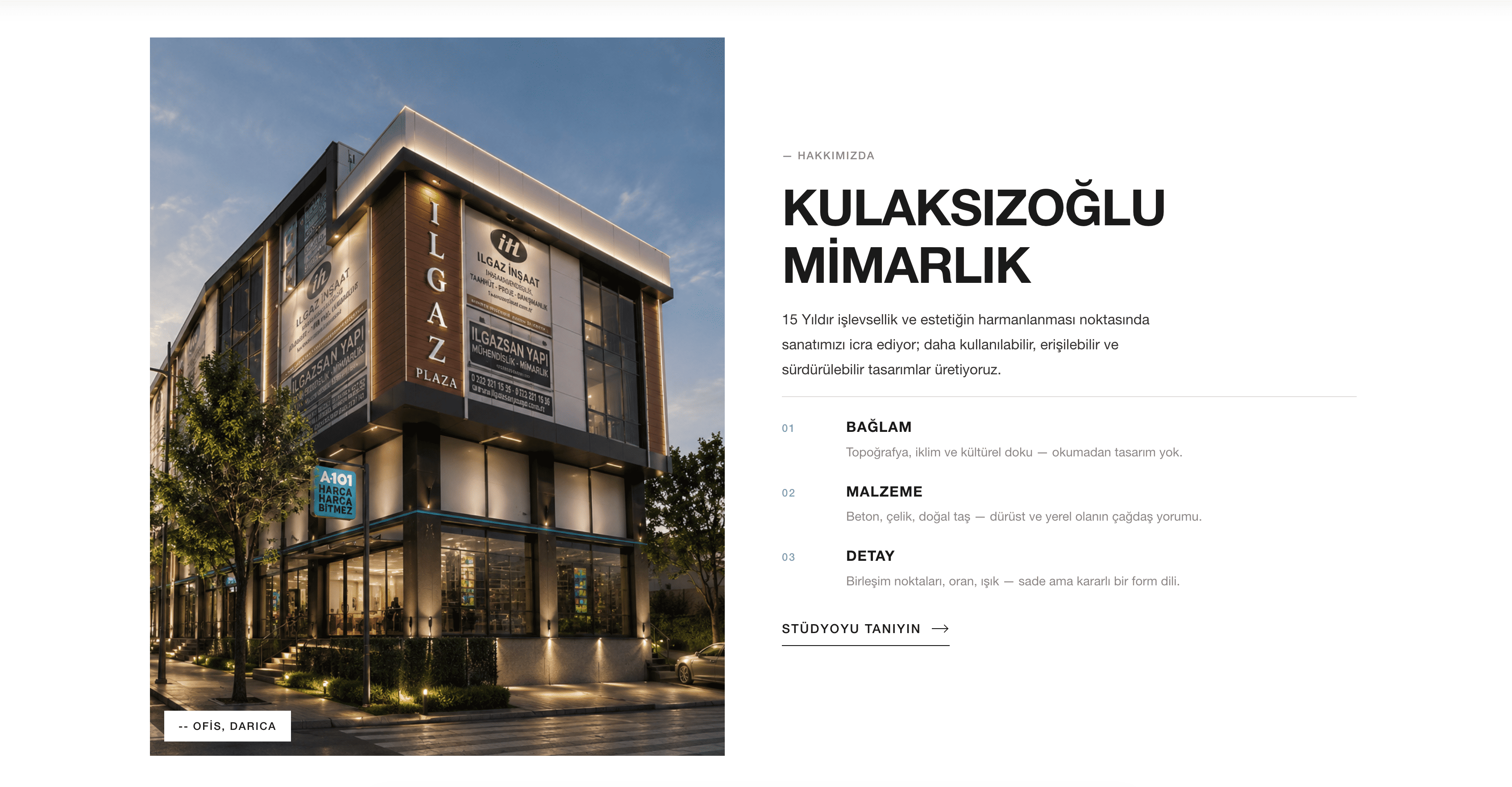 Kulaksızoğlu Mimarlık görseli
